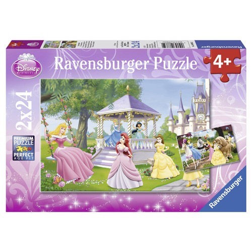 Puzzle Printesele Incantatoare, 2X24 Piese