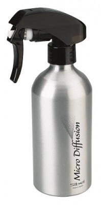 Pulverizator profesional MICRO METAL din ALUMINIU pentru salon /frizerie/coafor/barbershop 280 ML foto