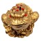 Pusculita Broasca Feng Shui, 15 cm, Auriu, DVSAK186