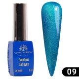 Oja semipermanenta Rainbow Laser Cat Eyes 8ml, 09