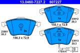 ATE 13.0460-7227.2 set placute frana,frana disc