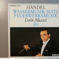 Handel – Water Music/Fire Works (1980/Philips/RFG) - VINIL/ ca Nou /NM+