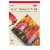 Bloc A4 panza pictura, 3 straturi de grund pre-aplicat, 300g/m2, 10 coli