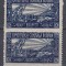 1906 EXPOZITIUNEA GENERALA BUCURESTI PERECHE VINIETE CULOAREA ALBASTRU MNH