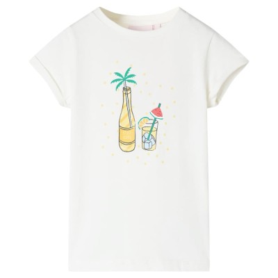 Tricou pentru copii, ecru, 140 foto