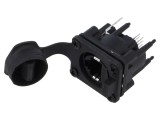 Conector RJ45 AMPHENOL Cat 5e 8p8c THT cu Capac 19,8x24mm RJXS8FP15VP