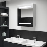 Dulap de baie cu oglinda si LED-uri, 50x13,5x60 cm GartenMobel Dekor, vidaXL