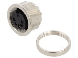 Conector M16 mamă 5 pini, IP67, 6A, 60V - BINDER