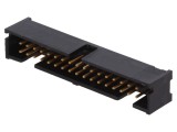 Soclu IDC Tată 34 PIN 2x17 Aurit THT 2,54mm