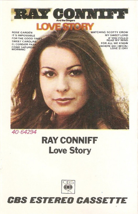 Caseta Ray Conniff Y Sus Coros &lrm;&ndash; Love Story, originala