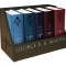 George R. R. Martin&#039;s a Game of Thrones Leather-Cloth Boxed Set (Song of Ice and Fire Series): A Game of Thrones, a Clash of Kings, a Storm of Swords,