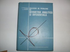 Culegere De Probleme De Geometrie Analitica Si Diferentiala - M. Bercovici, S. Rimer, A. Triandaf , 20766