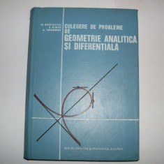 Culegere De Probleme De Geometrie Analitica Si Diferentiala - M. Bercovici, S. Rimer, A. Triandaf ,552131