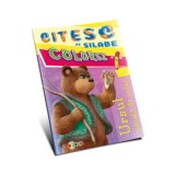 Citesc pe silabe, colorez. Ursul pacalit de vulpe