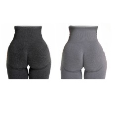 Set 2 Colanti Fitness scurti , Modelatori ,Marime S/36 EU , Culoare Gri &amp;amp; Negru foto