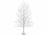Copac decorativ alb 900 leduri lumina calda 1,60 H