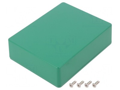 Carcasă Universală Aluminiu Verde 94x119x34mm foto