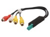 Conector RCA Clarion 6 pini, 4Carmedia