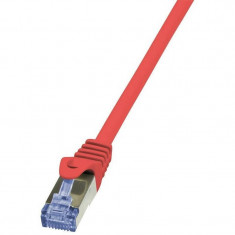 Cablu retea Logilink Patch Cat 6A 10G S/FTP PIMF PrimeLine 1.50m rosu foto