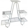Suport pentru flori Vivatechnix VMD-1065, Alb, 81x22x77 cm, 5 polite