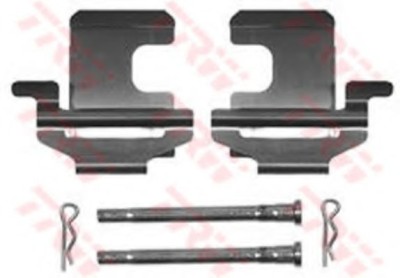 Set accesorii, placute frana FIAT PUNTO Cabriolet (176C) (1994 - 2000) TRW PFK389 foto
