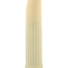 Vibrator Lady Finger, Crem, 13 cm