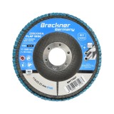 Disc lamelar cu zirconiu P100, 115 mm, pentru polizat metal si inox Breckner