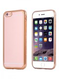 Cumpara ieftin Husa iPhone 7/8 MyStyle Aurie Electroplating cu Diamante, Protectie Socuri, Praf si Zgarieturi, Silicon, Carcasa