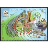 ALGERIA 2022 ANIVERSAREA INDEPENDENTEI TRENURI VAPOARE AVIOANE PASARI