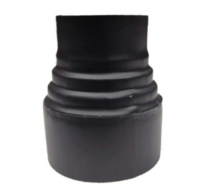 Reductie Burlan Radiator Recuperator Caldura Soba Semineu Mat 130-80 mm foto