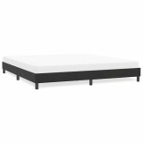 vidaXL Cadru de pat fără saltea neagră 180x210 cm catifea 4101369