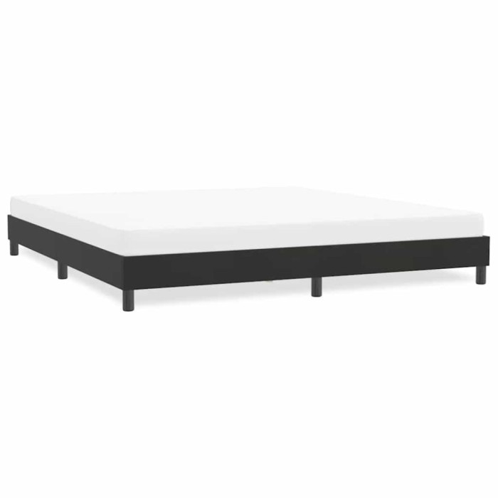 vidaXL Cadru de pat fără saltea neagră 180x210 cm catifea 4101369