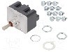 Intrerupator basculant, 3 pozitii, mod comutare (ON)-ON-(ON), 4PDT, HONEYWELL - 4TL1-72