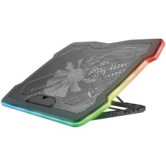 Cooler laptop Trust GXT 1126 Aura, 17.3&quot;, iluminare multicolora, Negru