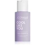 ICONIQUE Professional COOL LIKE YOU Perfect Blonde &amp; Silver Violet șampon pentru neutralizarea tonurilor de galben 70 ml