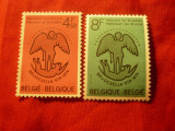 Serie Belgia 1989 - 1000 ani Bruxelles , 2 valori, Nestampilat