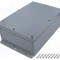 Carcasă universală GAINTA ABS 185x265x95mm cu lame de fixare IP67 gri &icirc;nchis