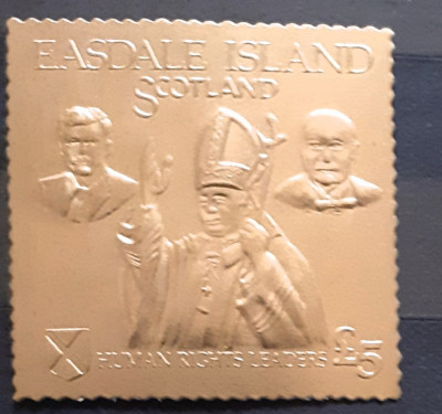 Papa Ioan II, Churchill , John F. Kennedy , Easdale island , Papa Ioan foita aur foto