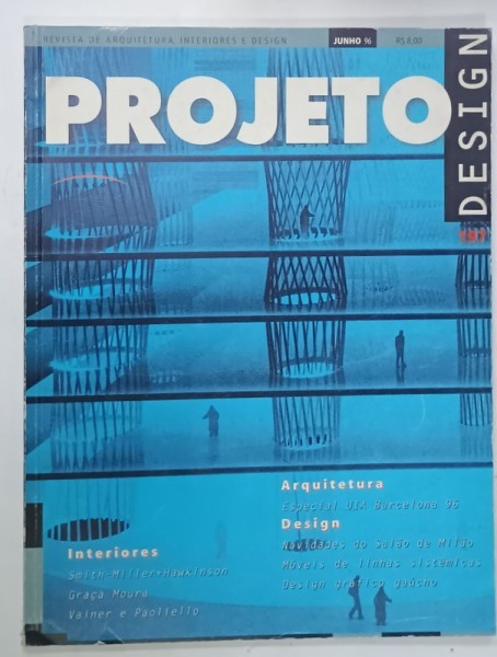 PROJETO , REVISTA DE ARQUITETURA , INTERIORES E DESIGN , No. 197, 1996 , TEXT IN LIMBA SPANIOLA