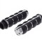 Set 2 mansoane moto 685, tub acceleratie, culoare crom/negru, diametru 25mm Cod Produs: MX_NEW AW566141