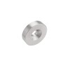Magnet neodim 40x10 mm, gaura de 6.5 mm cu sanfren, disc, N35