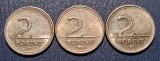 2 forint Ungaria - 1993, 1994, 1995, Europa