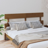 Tablie de pat, maro miere, 204x3x81 cm, lemn masiv de pin GartenMobel Dekor, vidaXL
