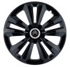 Set 4 Capace Roti Autohelix MSA&reg;, potrivite jantelor de R14, pentru Citroen, model terra negru