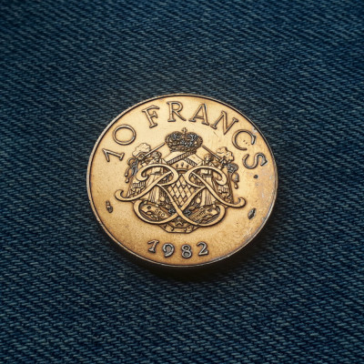 10 Francs 1982 Monaco foto