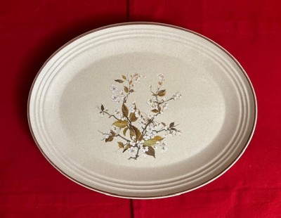 PLATOU ENGLEZESC- MARCAJ ROYAL DOULTON LAMBETHWARE - WILD CHERRY L34CM foto
