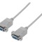 Cablu D-Sub 9 pini soclu, 1,8 m, zero-modem