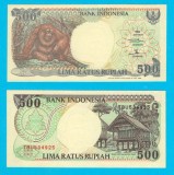Indonezia (p#128) 500 Rupiah 1992 UNC &#039;Urangutan&#039; serie: TBU534925