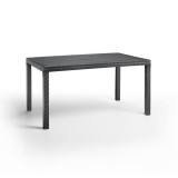 Masa gradina Hella grafit, plastic, 150x90x74 cm, dreptunghiulara, rezistenta UV