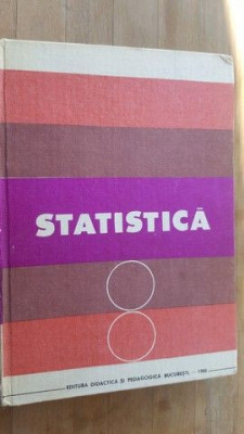 Statistica- Gh.Vasilescu, P.Georgescu foto